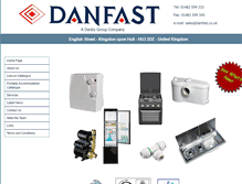 Tablet Screenshot of danfast.co.uk